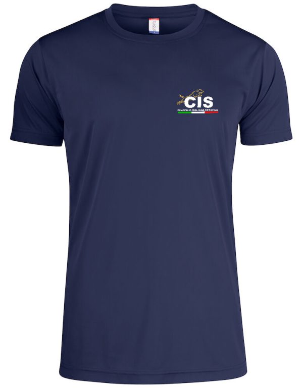 T-shirt Microfibra Basic Active-T - Uomo - Blu Navy