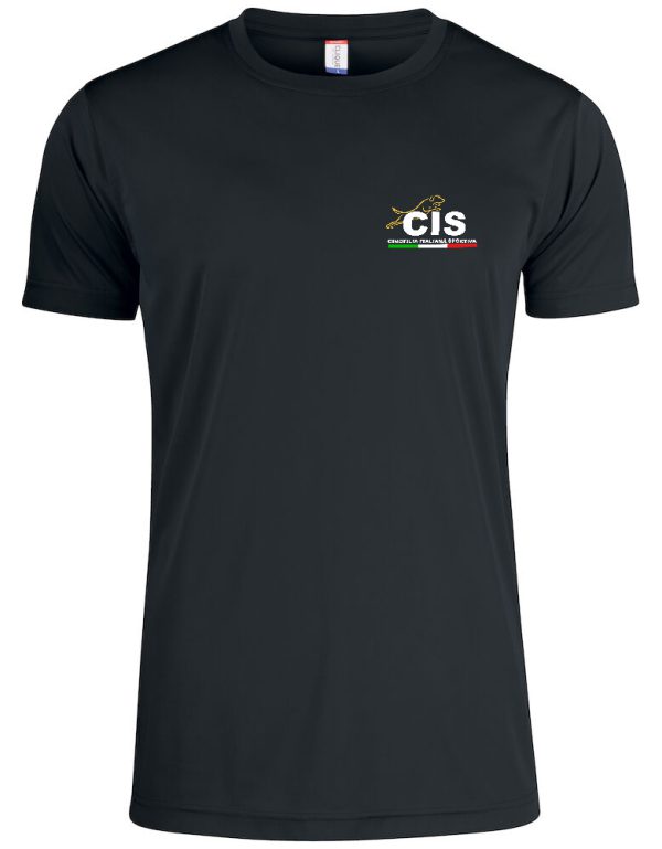 T-shirt Microfibra Basic Active-T - Nero - Uomo
